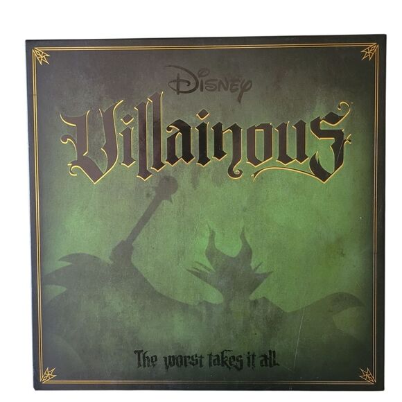 Disney Villainous Board Game COMPLETE The Worst Takes It All Ravensburger Green - Picture 2 of 9
